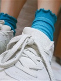 Like - blue cotton socks(6)