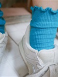 Like - blue cotton socks(7)