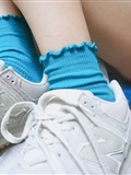 Like - blue cotton socks(10)