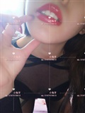 Rabbit tooth red lip black silk(7)