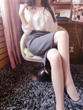 Weibo girl turned out to be her royal highness - pure and sexy stockings(23)