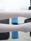 [Sen Luo consortium] rolis foot photo r15-013 white silk sports girl(3)
