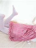 [Sen Luo consortium] rolice foot photo r15-011 red plaid skirt white silk mm(15)