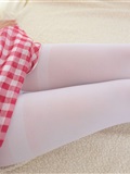 [Sen Luo consortium] rolice foot photo r15-011 red plaid skirt white silk mm(28)