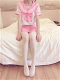 Anna cha - Pink sailor suit white silk(18)