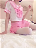 Anna cha - Pink sailor suit white silk(31)