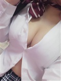 花野美—褐色格子校服(40)