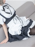 [Sen Luo consortium] rolis foot photo r15-001 black silk maid(12)
