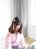 Material love media No.109 cat's ear - the ingenious combination of Xiaozhong Hanfu and shredded meat(5)