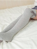 Rabbit play picture series knee socks~(4)