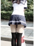 Rabbit play picture series knee socks~(46)