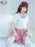 Meow sugar image - vol.001 white silk over the knee(1)