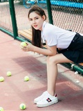 Toutiao headline goddess July 13, 2019 Sharon I'm a beautiful girl in tennis(18)