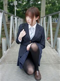 森萝财团萝莉丝足写真 JKFUN-006 Aika 日系黑丝(34)