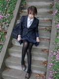 森萝财团萝莉丝足写真 JKFUN-006 Aika 日系黑丝(78)