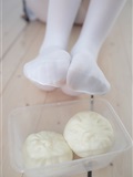 Photo of rose foot of Sen Luo financial group jkfun-008 aika 60d white silk stepping on soy sauce bun(36)