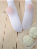 Photo of rose foot of Sen Luo financial group jkfun-008 aika 60d white silk stepping on soy sauce bun(37)