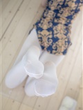 Photo of rose foot of Sen Luo financial group jkfun-008 aika 60d white silk stepping on soy sauce bun(41)