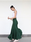 大西瓜美女图片 W006 舞蹈家1-文君 绿裙1(100)