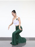 大西瓜美女图片 W006 舞蹈家1-文君 绿裙1(113)