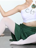 大西瓜美女图片 W006 舞蹈家1-文君 绿裙1(16)