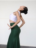 大西瓜美女图片 W006 舞蹈家1-文君 绿裙1(85)