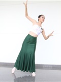 大西瓜美女图片 W006 舞蹈家1-文君 绿裙1(90)