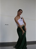 大西瓜美女图片 W006 舞蹈家1-文君 绿裙1(98)