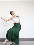 大西瓜美女图片 W006 舞蹈家1-文君 绿裙2(37)