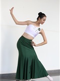 大西瓜美女图片 W006 舞蹈家1-文君 绿裙2(59)