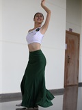 大西瓜美女图片 W006 舞蹈家1-文君 绿裙2(65)