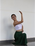 大西瓜美女图片 W006 舞蹈家1-文君 绿裙2(73)