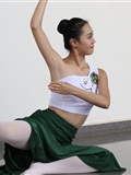 大西瓜美女图片 W006 舞蹈家1-文君 绿裙2(95)