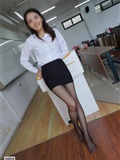 The black silk stockings of Su Su professional dress(67)