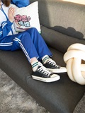 Material love media No.107 cat's ear - dance of pure school uniform and canvas shoes(38)