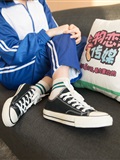 Material love media No.107 cat's ear - dance of pure school uniform and canvas shoes(43)