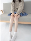 森萝财团萝莉丝足写真 JKFUN-041 Aika 短棉袜(6)
