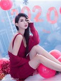 Xiuren photo no.1871 black bow light yarn Christmas Dress Ge Zheng model(13)