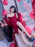 Xiuren photo no.1871 black bow light yarn Christmas Dress Ge Zheng model(16)