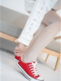 Senluo group jkfun-054 red cloth shoes white silk 13D white silk night(10)
