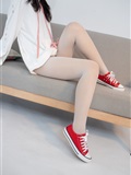 Senluo group jkfun-054 red cloth shoes white silk 13D white silk night(13)