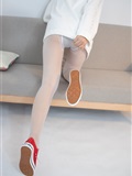 Senluo group jkfun-054 red cloth shoes white silk 13D white silk night(27)