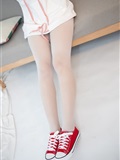 Senluo group jkfun-054 red cloth shoes white silk 13D white silk night(5)