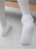 Senluo group customized vol.002-3 aika white silk lace socks(27)