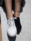 Love media no.011 pure girl next door, white shoes with black socks, cool summer(10)