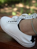 Love media no.011 pure girl next door, white shoes with black socks, cool summer(148)