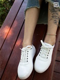 Love media no.011 pure girl next door, white shoes with black socks, cool summer(159)