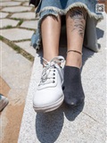 Love media no.011 pure girl next door, white shoes with black socks, cool summer(17)