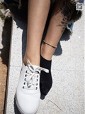 Love media no.011 pure girl next door, white shoes with black socks, cool summer(4)