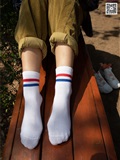 Love media no.013, the girl next door with unique temperament, pink cotton socks and white socks(32)